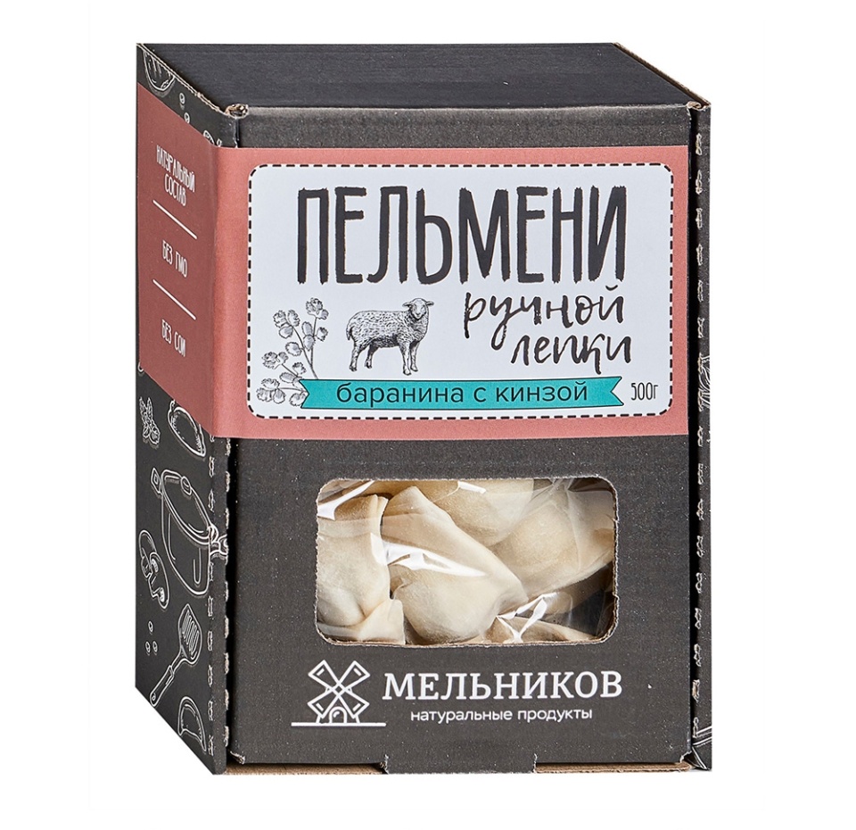 

Пельмени Мельников Баранина с кинзой 500 г