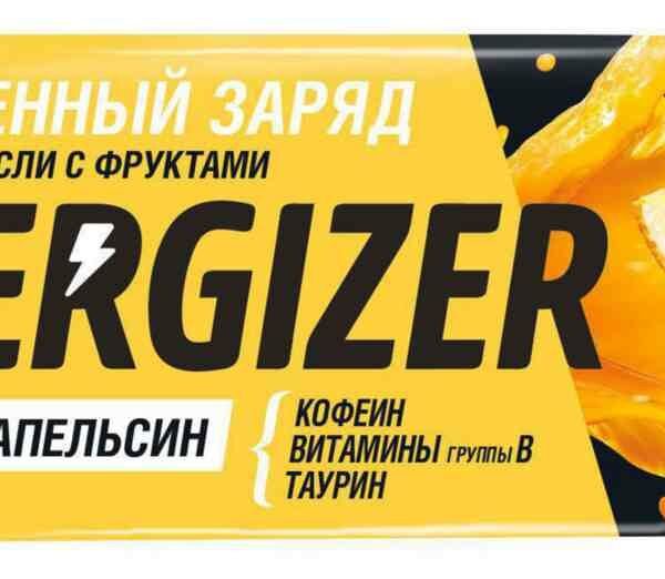 Батончик-мюсли Energizer Взрывной апельсин