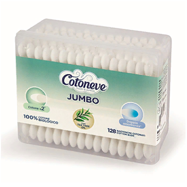 Палочки ватные Cotoneve Jumbo гигиенические 128 шт.
