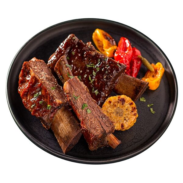 Ребра телячьи в соусе BBQ су-вид Почти готово