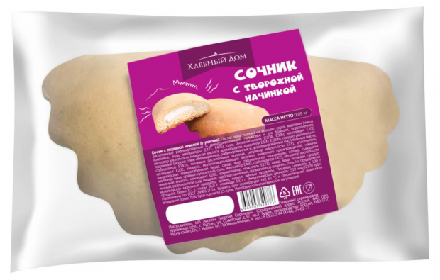 

Сочник Хлебный Дом с творожной начинкой 90 г
