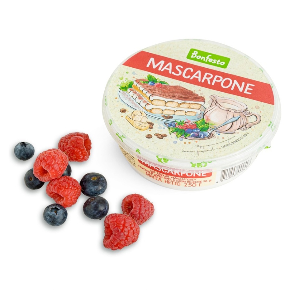 

Сыр маскарпоне Bonfesto 78% БЗМЖ 250г
