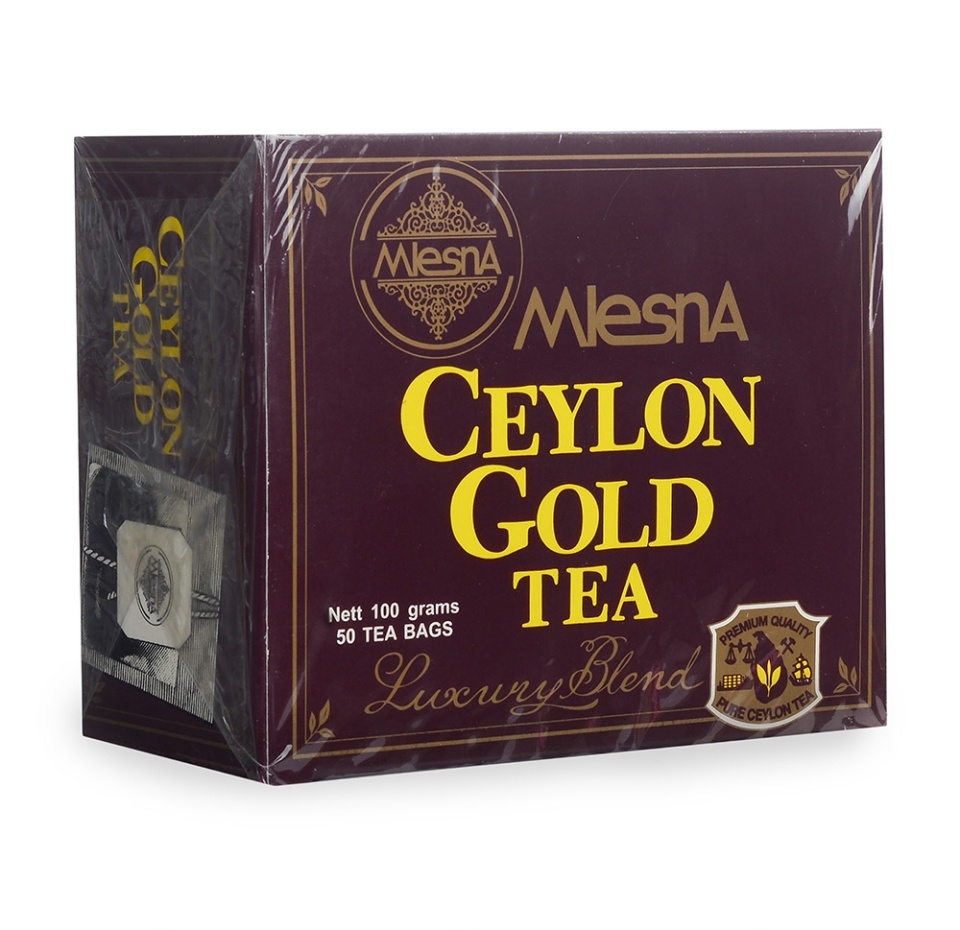 

Чай черный Mlesna Ceylon Gold, 50 пак*2г Шри-Ланка
