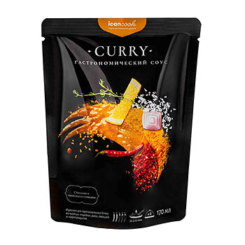 Гастрономический соус Icancook Curry 170мл