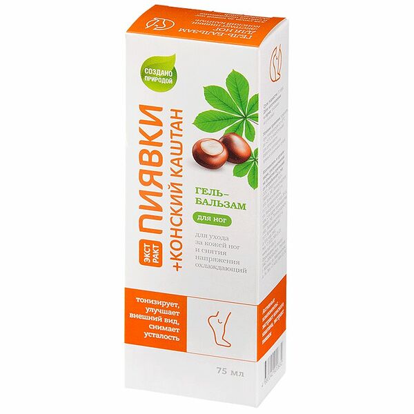 PL Гель-бальзам д/ног Экстракт Пиявки-Конский Каштан