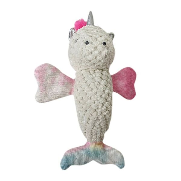Игрушка для собак CHOMPER Unicorn Beach Party Морской конек 19 см с пищалкой и шуршалкой