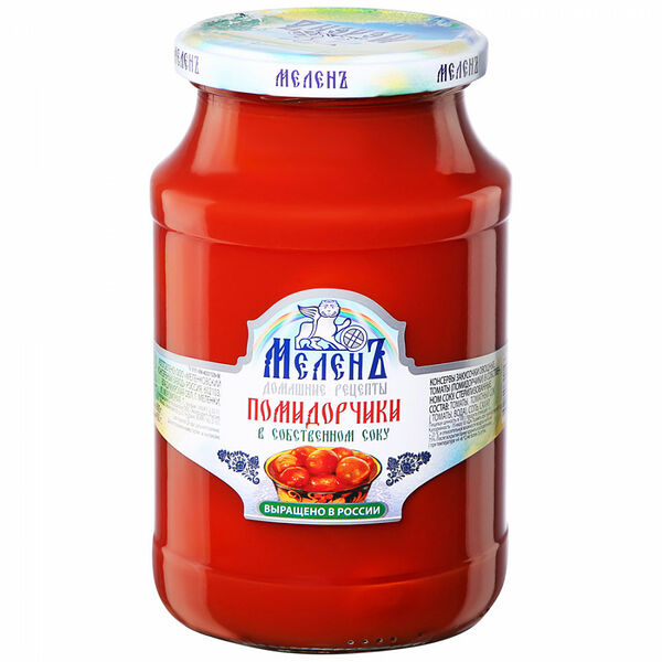 Помидорчики МеленЪ в собственном соку 900 г