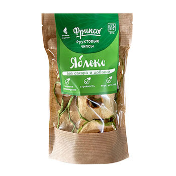 Чипсы фруктовые ЭкоСнеки Фрипсы Яблоко