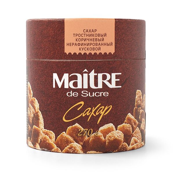 Сахар тростниковый кусковой Maitre de Sucre