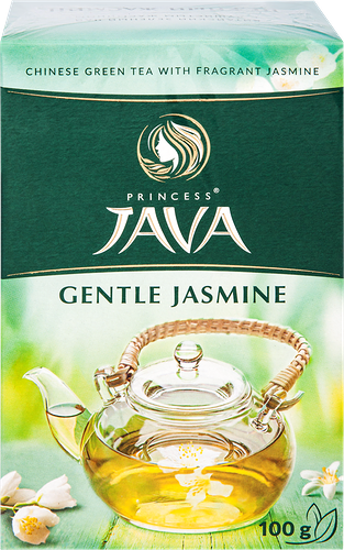 Чай зеленый ПРИНЦЕССА ЯВА Жасмин листовой, 100г