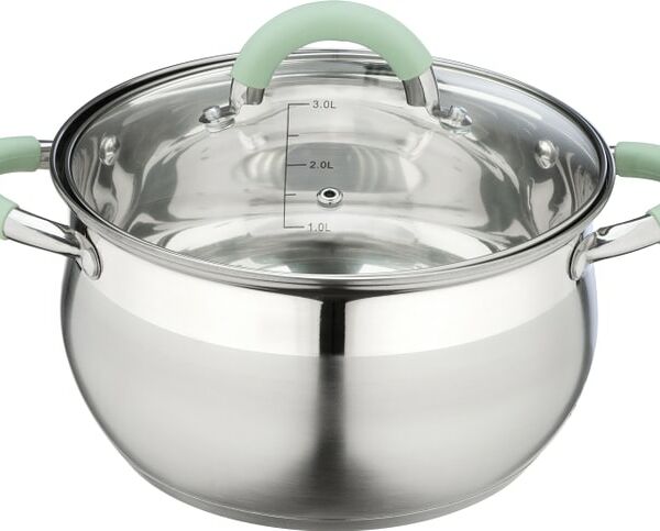 Кастрюля Mallony Mentolo с крышкой 3.6л