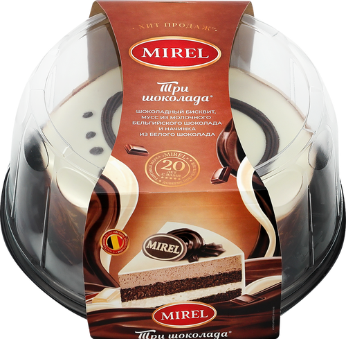 

Торт Три шоколада Mirel 900 г