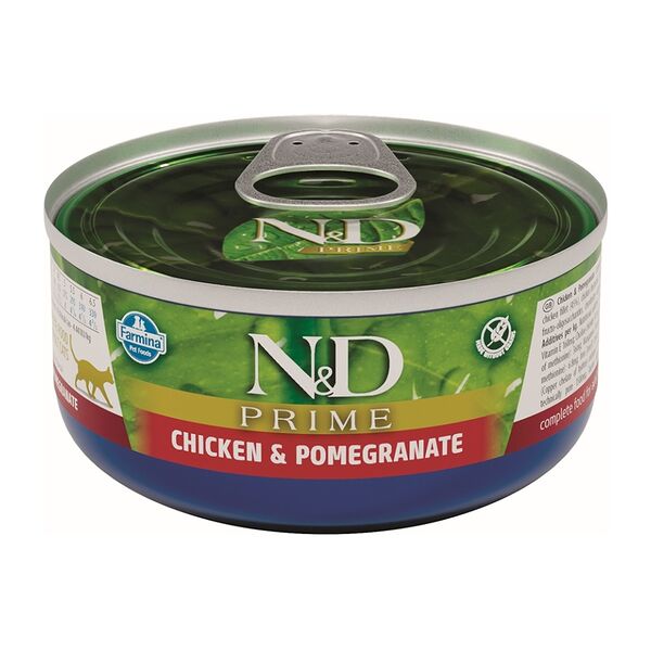 Корм влажный Farmina N&D Cat Prime для кошек курица-гранат
