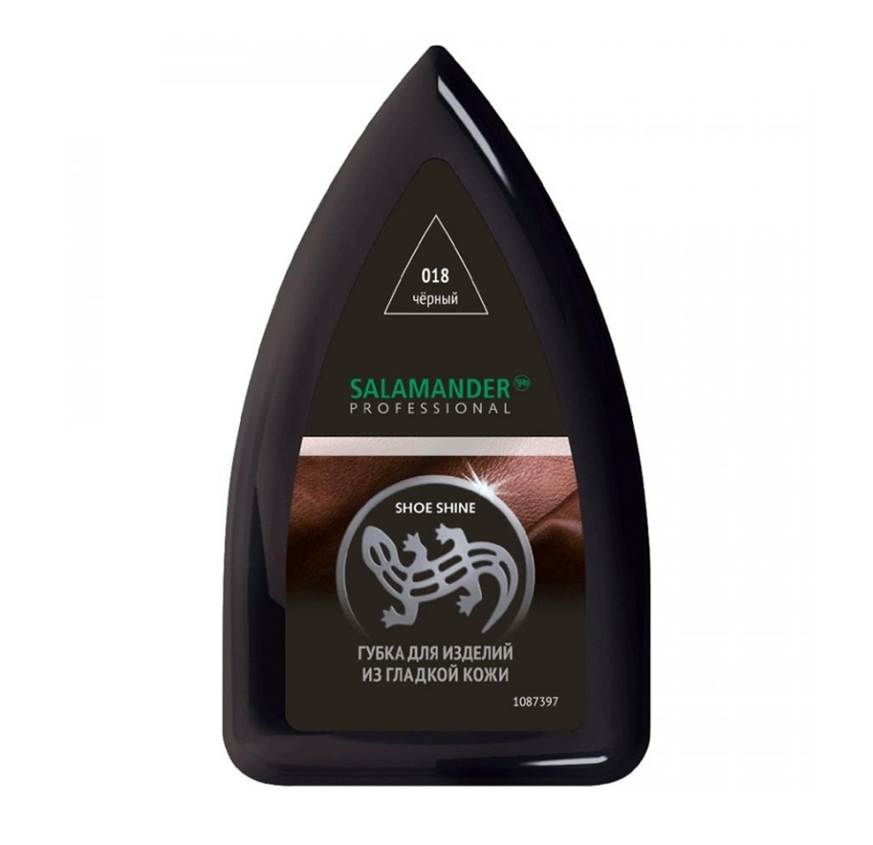 

Губка Salamander Professional для гладкой кожи черная 1 шт Китай