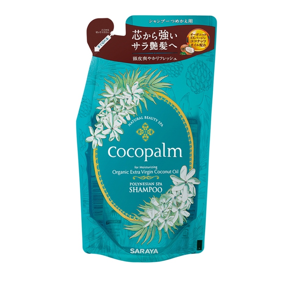 

Спа-Шампунь CocoPalm Цветы Полинезии для оздоровления волос и кожи головы наполнитель 380мл, Япония