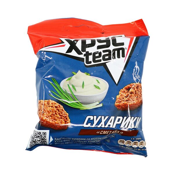 Сухарики Хрусteam Сметана 30г