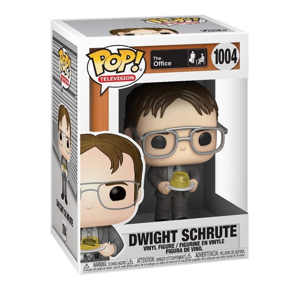 

Фигурка Dwight Schrute with Jello Stapler TV The Office S2, Funko POP!, 1 шт., 10 см, Вьетнам