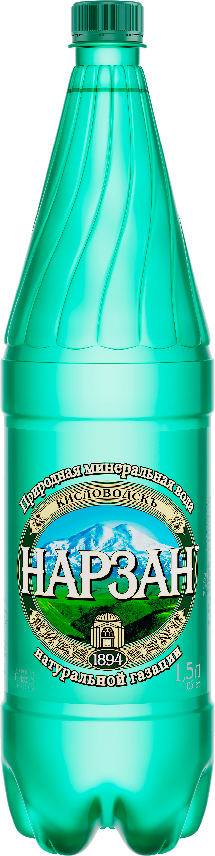 

Вода Нарзан Минеральная натуральной газации 1.5л