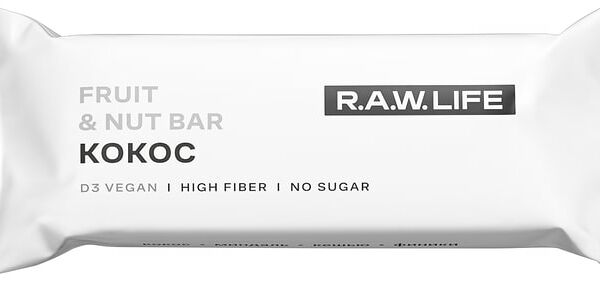 Батончик R.A.W.LIFE  Орехово-фруктовый кокос 47г