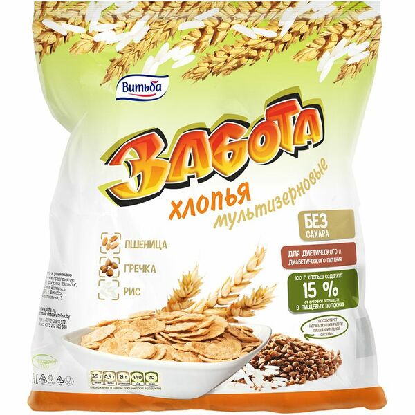 Хлопья Витьба Забота мультизерновые, 250г