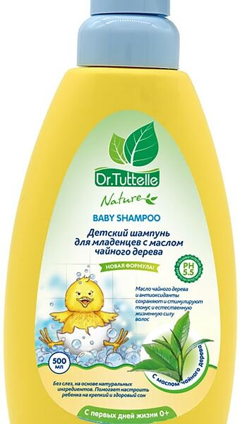 Шампунь для младенцев Dr.Tuttelle с маслом чайного дерева 500мл