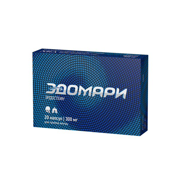 Эдомари капсулы 300 мг 20 шт