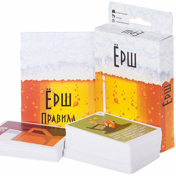 Настольная игра Ёрш (компакт) MAG00477 18+