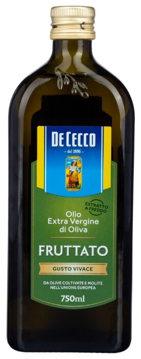 

Масло оливковое De Cecco Fruttato Extra Virgin нерафинированное 750 мл