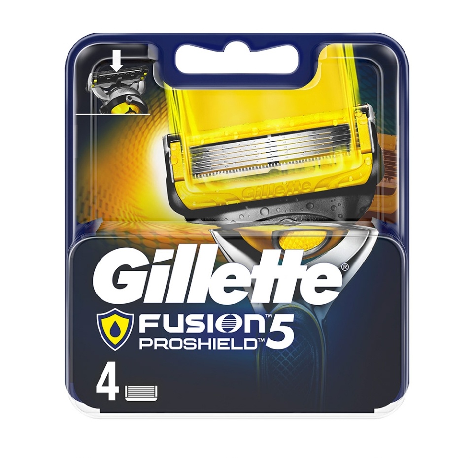 

Кассеты для станка Gillette Fusion ProShield 4шт, Германия