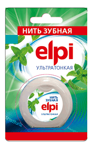 Нить зубная elpi Ультратонкая 25г