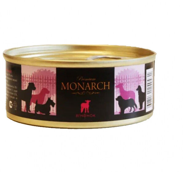 Влажный корм для собак MONARCH с ягнёнком, 100 г