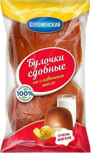 Булочки Коломенский Сдобные с кардамоном 200г