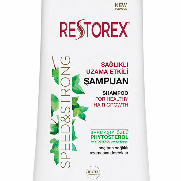 RESTOREX Шампунь для роста здоровых волос против перхоти с фитостеролом, 500 мл