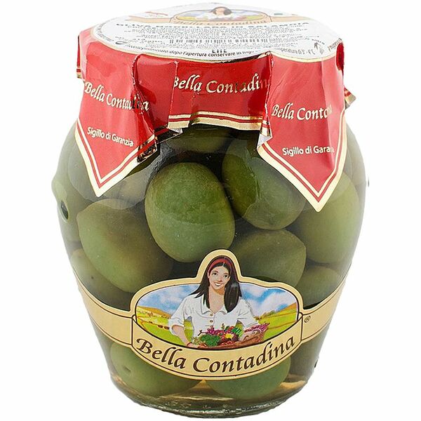 Оливки Bella Contadina Ночеллара Сицилийские с косточкой, 290г