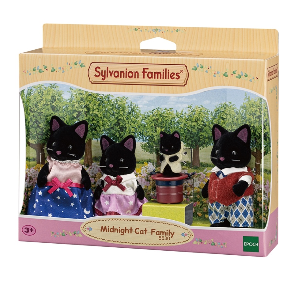 

Игровой набор Семья Черных котов Sylvanian Families, Япония