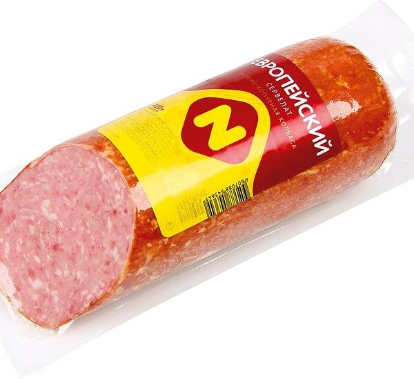 Сервелат варёно-копчёный Останкино Европейский, 420г