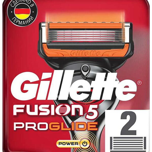 Кассеты для бритья Gillette Fusion 5 ProGlide Power 2шт
