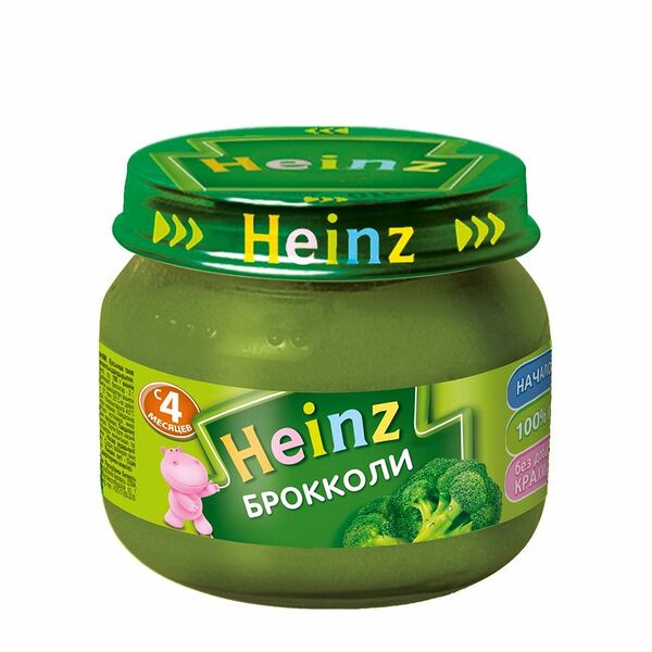 Пюре Heinz из брокколи с 4 месяцев, 80г