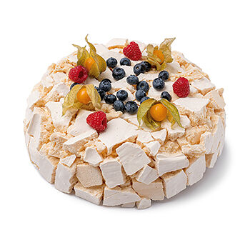 Торт Царский Ореховый бисквит с безе и сливочным кремом