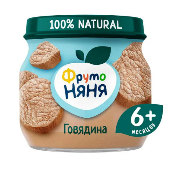 Пюре ФрутоНяня Говядина 80г