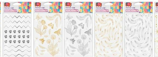 Наклейки Пять идей декоративные 1 шт. в ассортименте