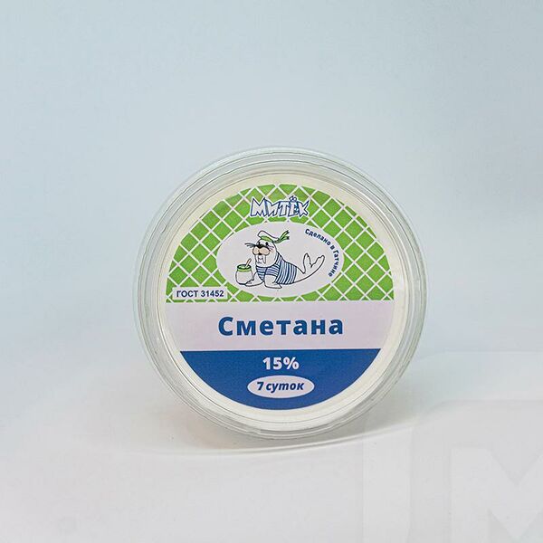 Сметана Митёк, 15%
