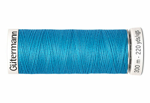 748277 Нить Sew-all для всех материалов, 200м, 100% п/э Gutermann(197 лазурно-голубой)