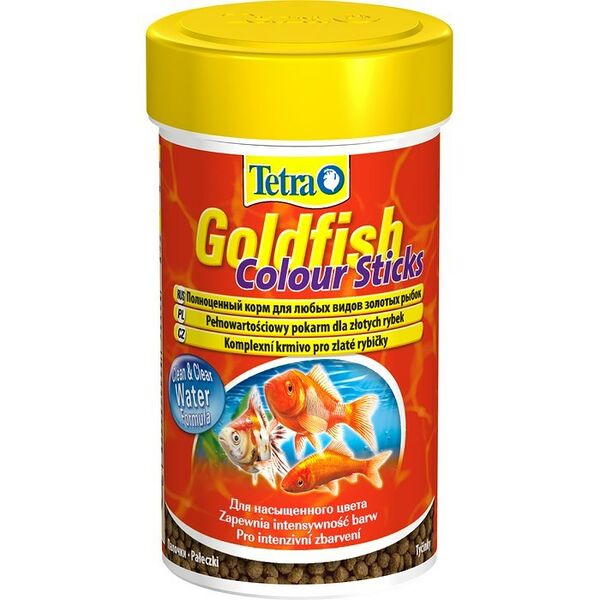 Tetra Goldfish Colour Sticks корм для всех золотых рыбок (палочки)