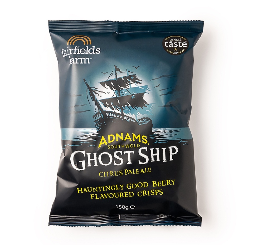 

Чипсы картофельные Fairfields farm c цитрусовым пейл-элем Adnams Ghost Ship 150 г