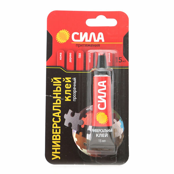 Клей универсальный Сила прозрачный 15 мл
