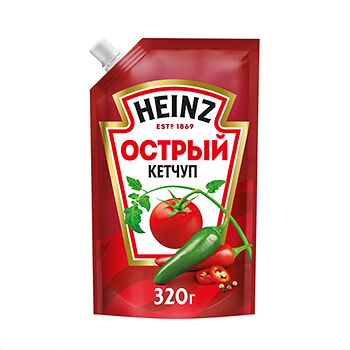 Томатный кетчуп Heinz Острый, 320г