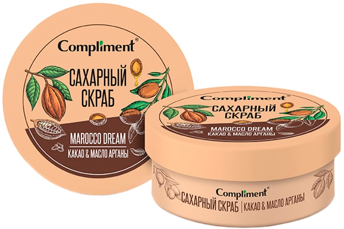 

Скраб для тела Compliment Marocco dream какао и масло арганы сахарный
