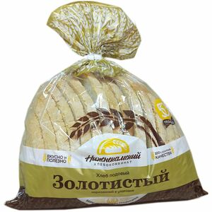 Хлеб Нижнекамский ХК Золотистый подовый нарезка 