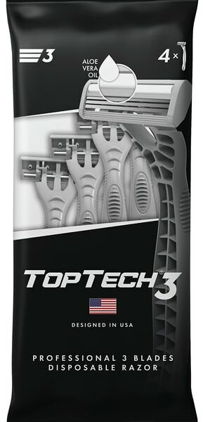 Бритвы TopTech 3 одноразовые 4шт
